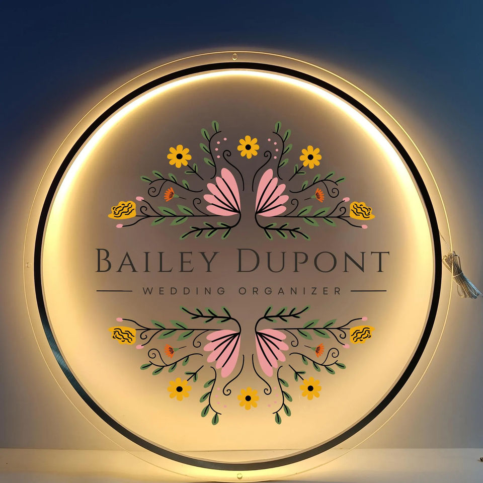Lighting Decor Company - Logo Toko Kustom 3D Akrilik Tanda