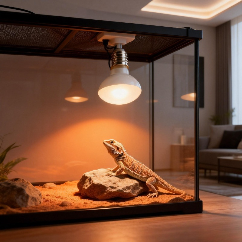 Gecko Lighting & Decor - Lampu Panas UVA untuk Reptil, Lampu