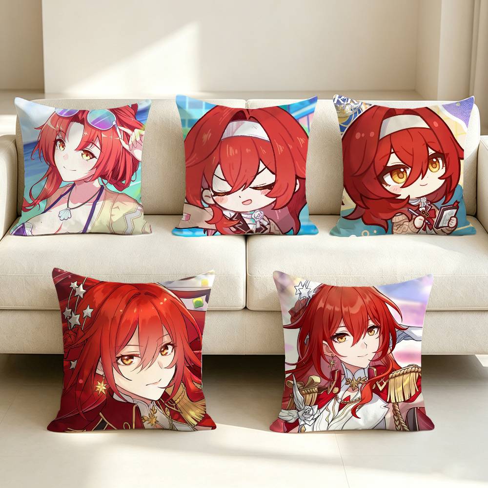 Nova Decor & Lighting Vase - H-Himeko Nova Game S-Star-Rail Sarung Bantal