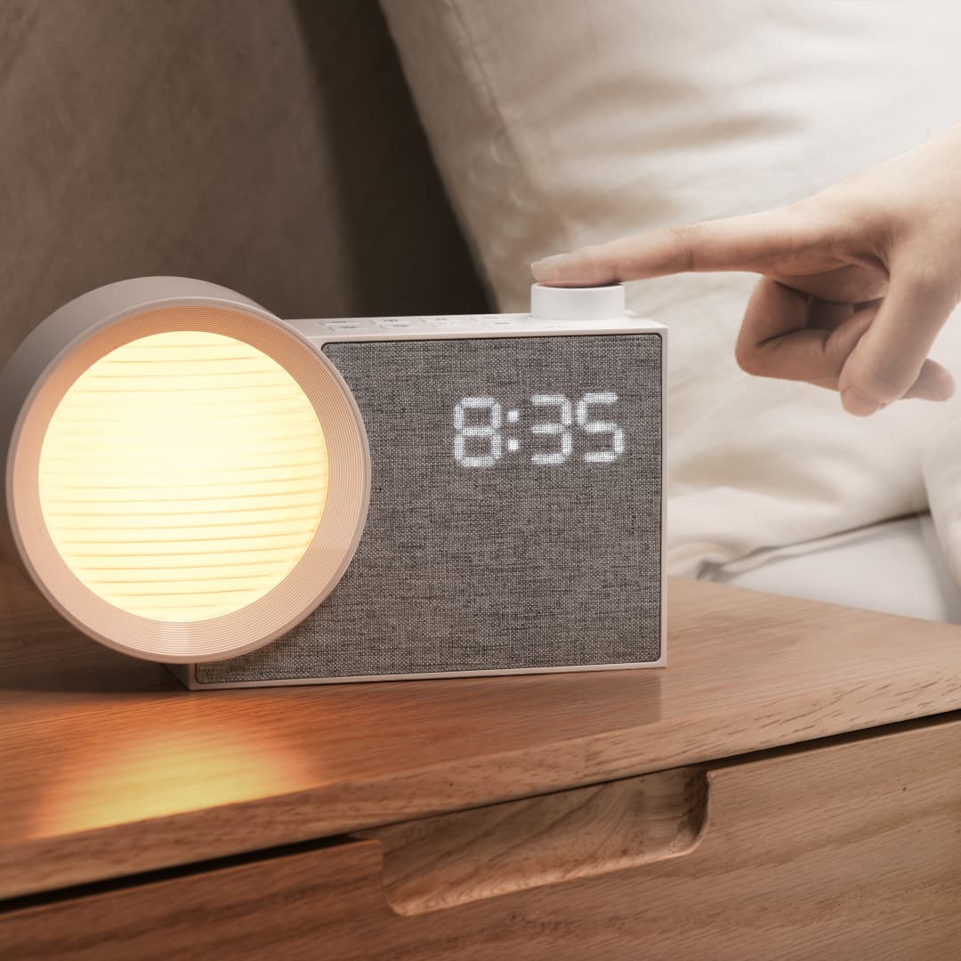 Led Lighting Decor - Jam Alarm LED WILIT dengan Lampu