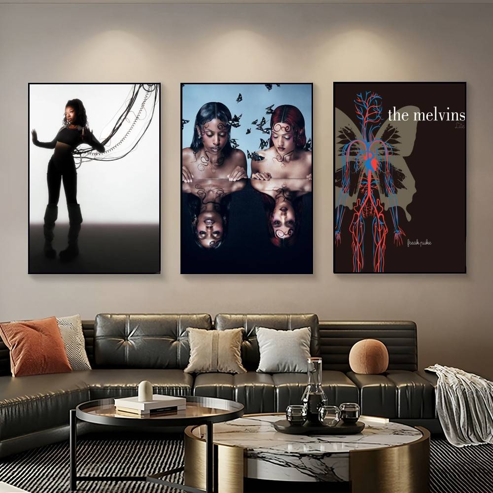 Poster Kupu-kupu Parasit Band  - Nova Decor & Lighting Vase ulasan dan harga