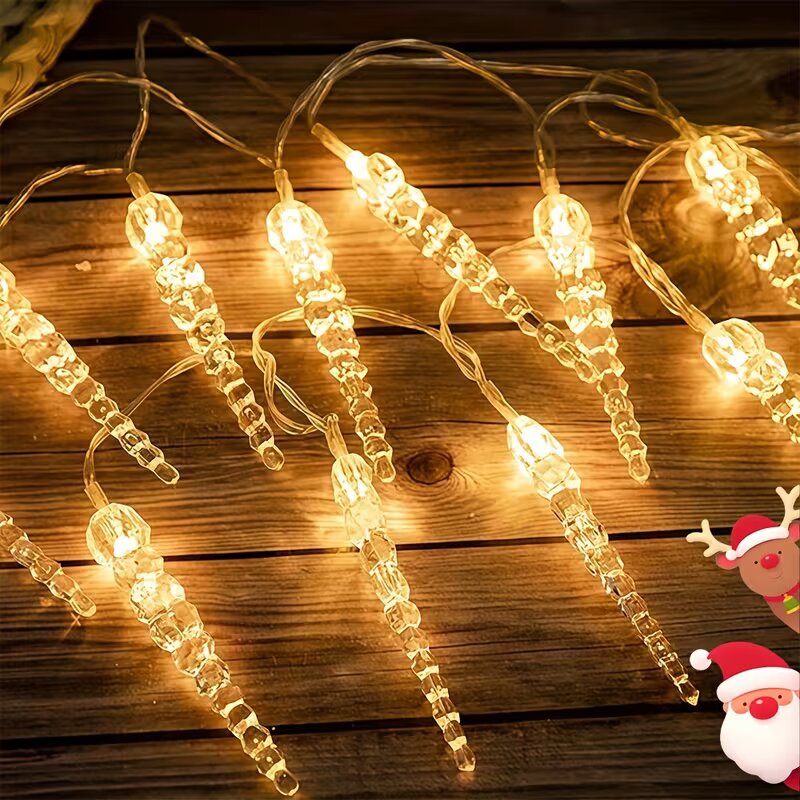 Lampu Tirai Es 100 LED Dekoras - Fairy Light Curtain ulasan dan harga