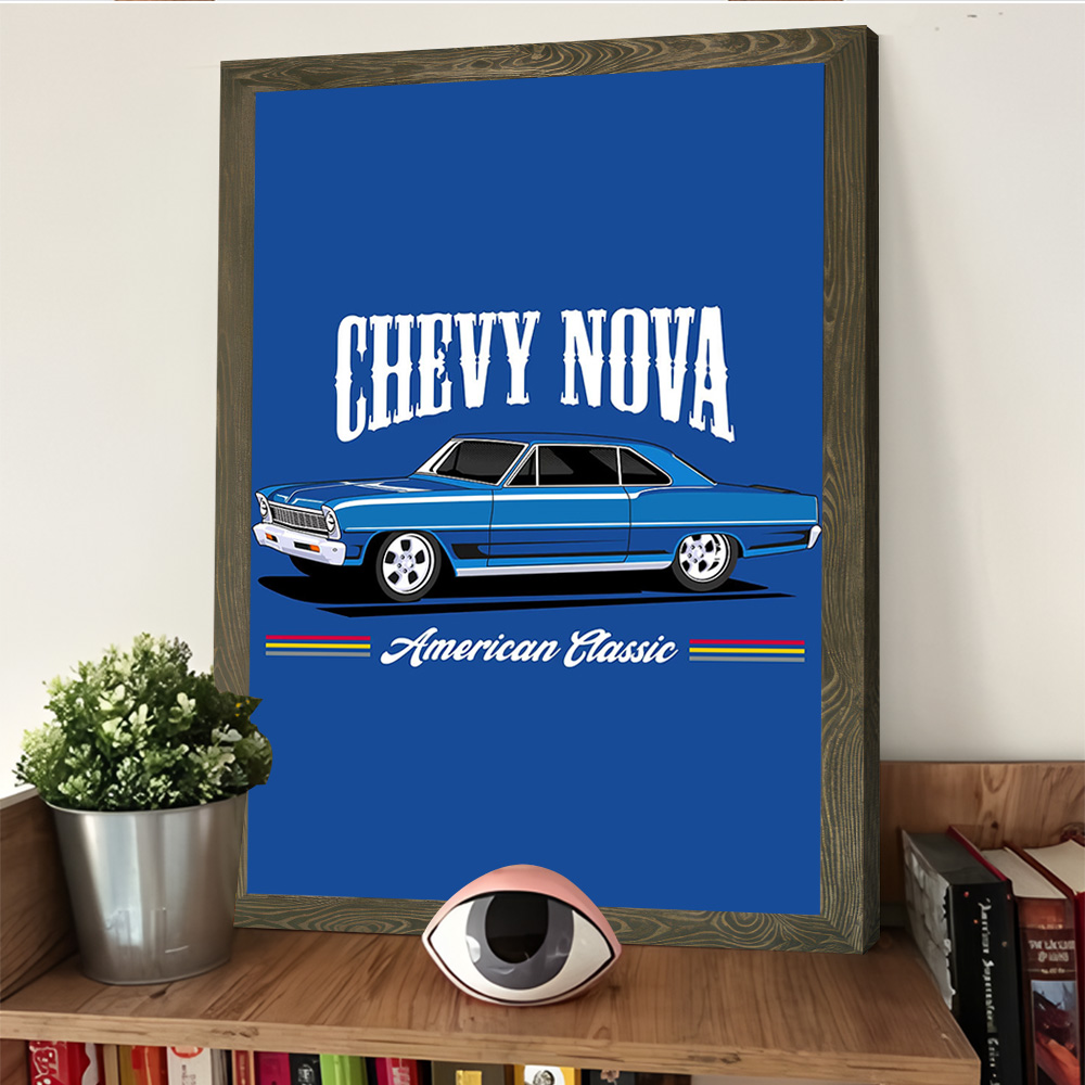 Poster Cetak Mobil Klasik Chev - Nova Decor & Lighting Vase ulasan dan harga