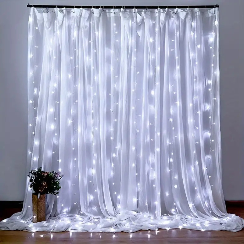 Lampu Tirai LED USB Lampu Tali - Fairy Light Curtain ulasan dan harga