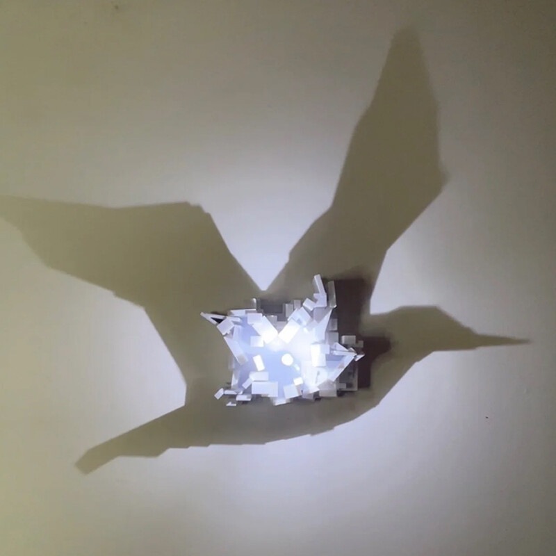 Lampu Tidur 3D Light Shadow Ni - Led Lighting Decor ulasan dan harga