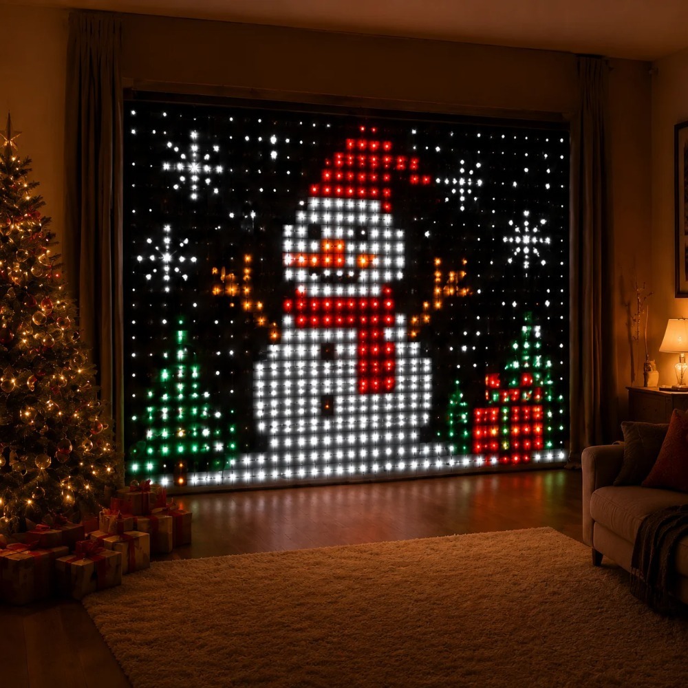 Lampu Tirai LED RGB Pintar den - Fairy Light Curtain ulasan dan harga