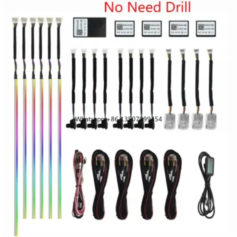 A80 Lampu Ambient LED 64 Warna - Led Lighting Decor ulasan dan harga