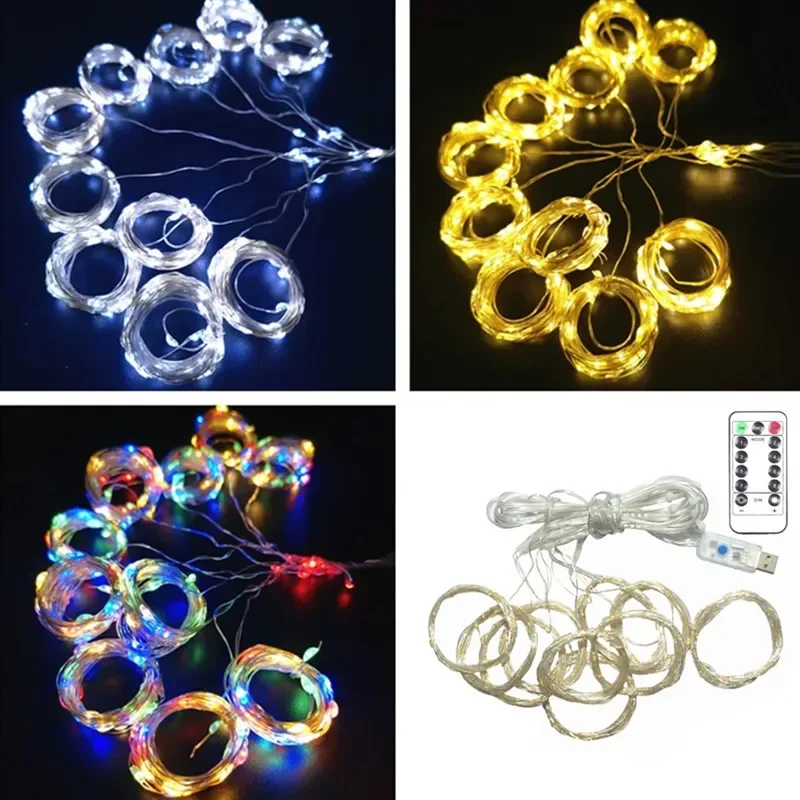 LED Garland Lampu Peri Lampu T - Fairy Light Curtain ulasan dan harga