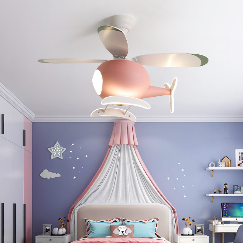 Lampu Kipas Pesawat Kartun Kre - Led Lighting Decor ulasan dan harga