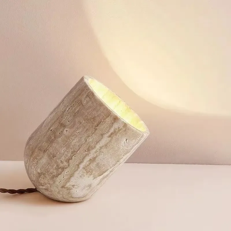 Lampu Lantai Travertine Kamar  - Lighting Decor Living Room ulasan dan harga