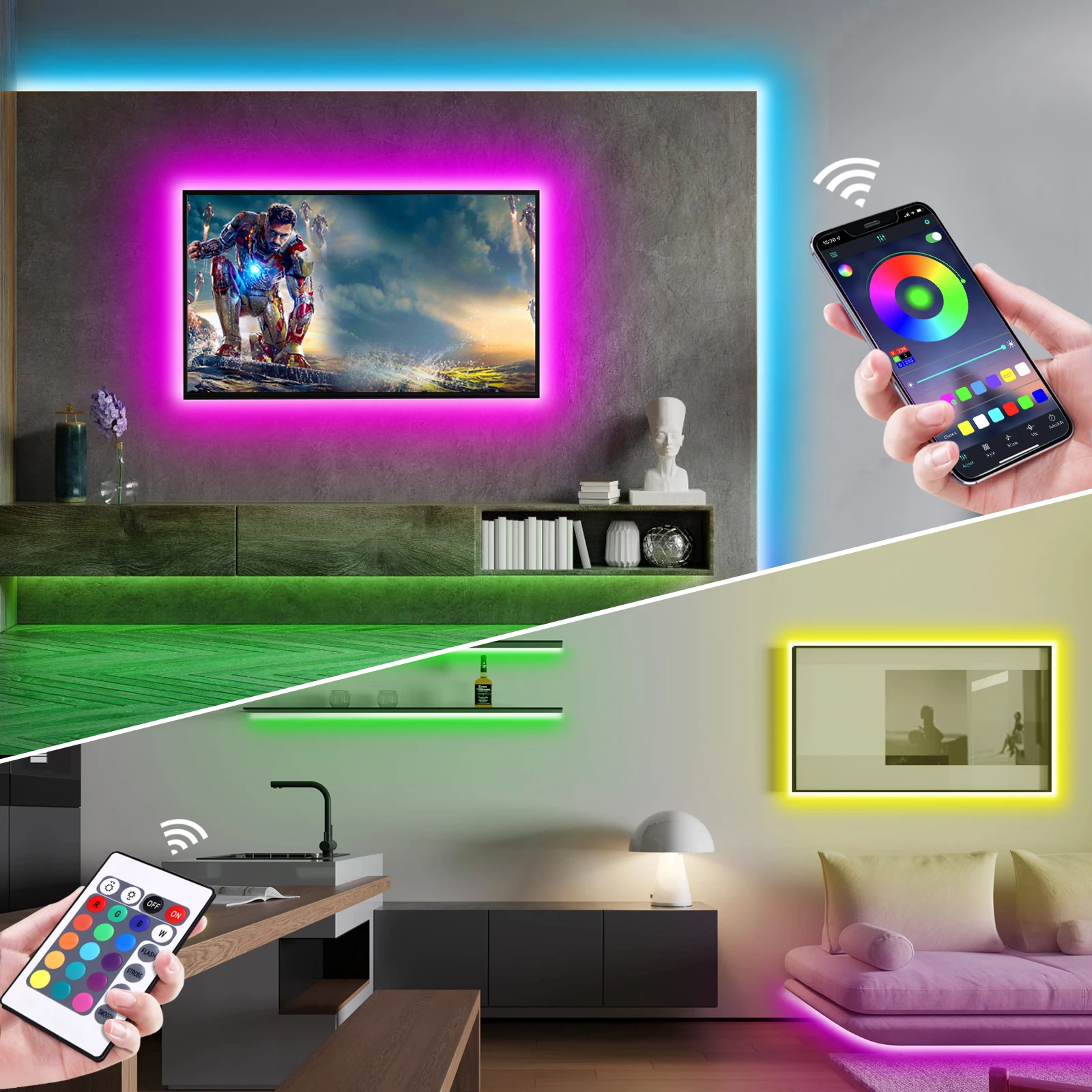 Lampu Strip LED Neon RGB 1-5m  - Home Lighting And Decor ulasan dan harga